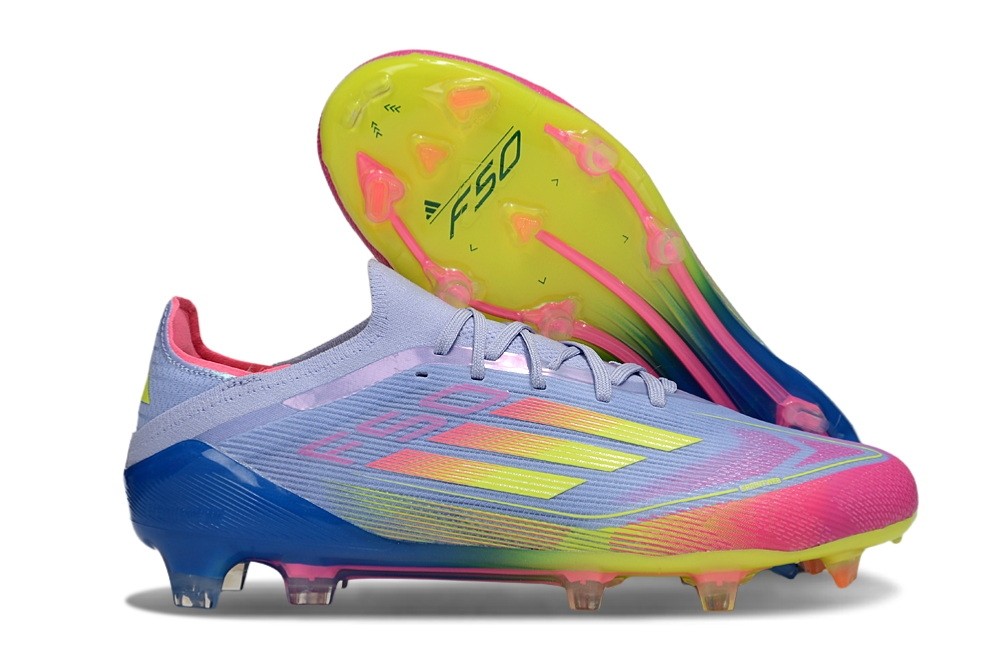 Adidas F50 Elite FG/AG Celestial Victory Pack - Blue/Lucid Lemon/Pink