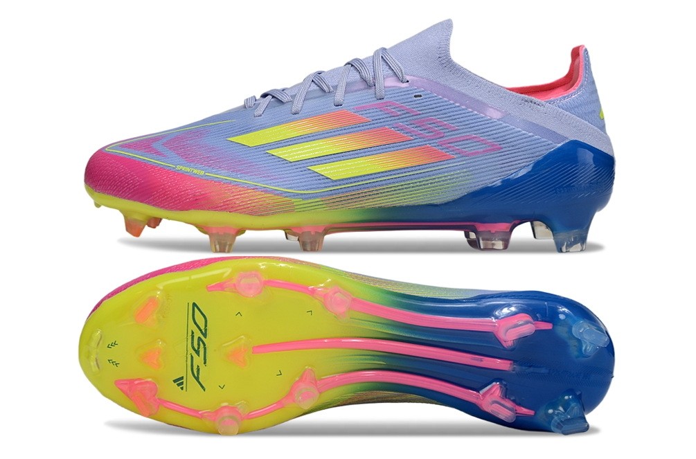 Adidas F50 Elite FG/AG Celestial Victory Pack - Blue/Lucid Lemon/Pink