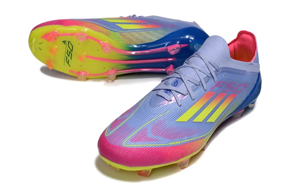 Adidas F50 Elite FG/AG Celestial Victory Pack - Blue/Lucid Lemon/Pink