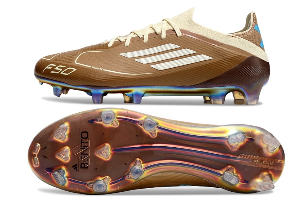 Adidas F50 Elite FG Messi x Bad Bunny Pack - Cardboard/Cream White/Bright Cyan