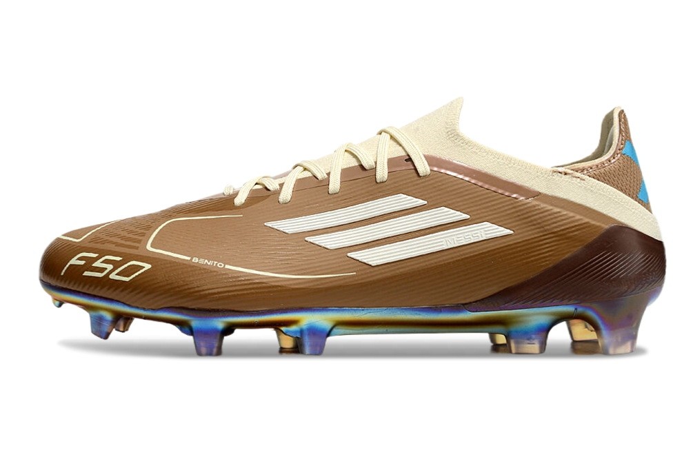 Adidas F50 Elite FG Messi x Bad Bunny Pack - Cardboard/Cream White/Bright Cyan