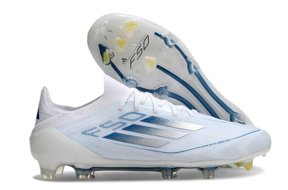 Adidas F50 Elite FG With Laces Polar Victory Pack - Cloud White/Bright Royal