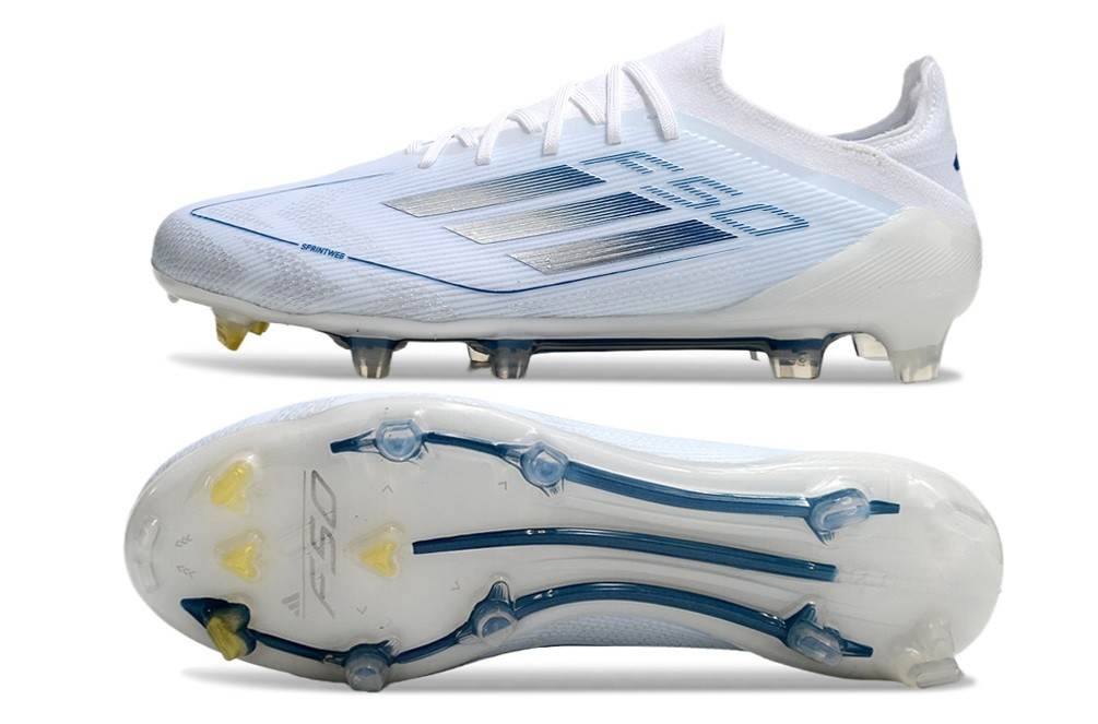 Adidas F50 Elite FG With Laces Polar Victory Pack - Cloud White/Bright Royal