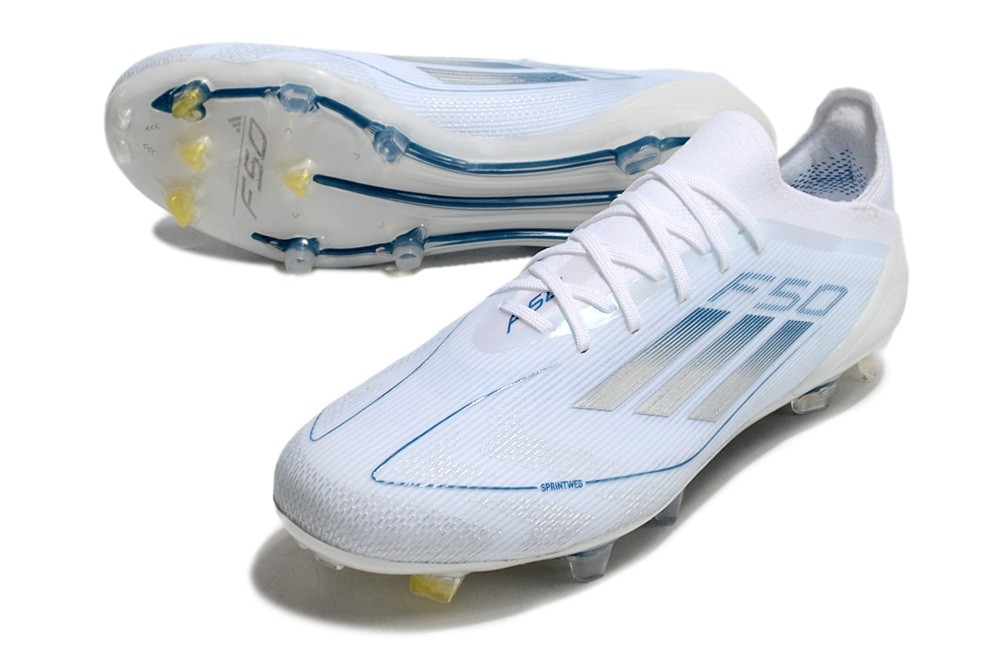 Adidas F50 Elite FG With Laces Polar Victory Pack - Cloud White/Bright Royal