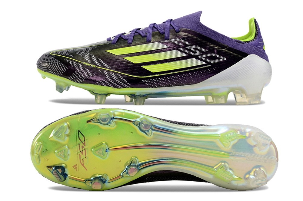 Adidas F50 Elite Laced FG Fast Reborn Pack - Unity Purple/White/Lemon