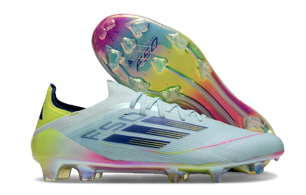 Adidas F50 Elite Laced FG Stellar Icon Pack - Almost Blue/Semi Solar Yellow