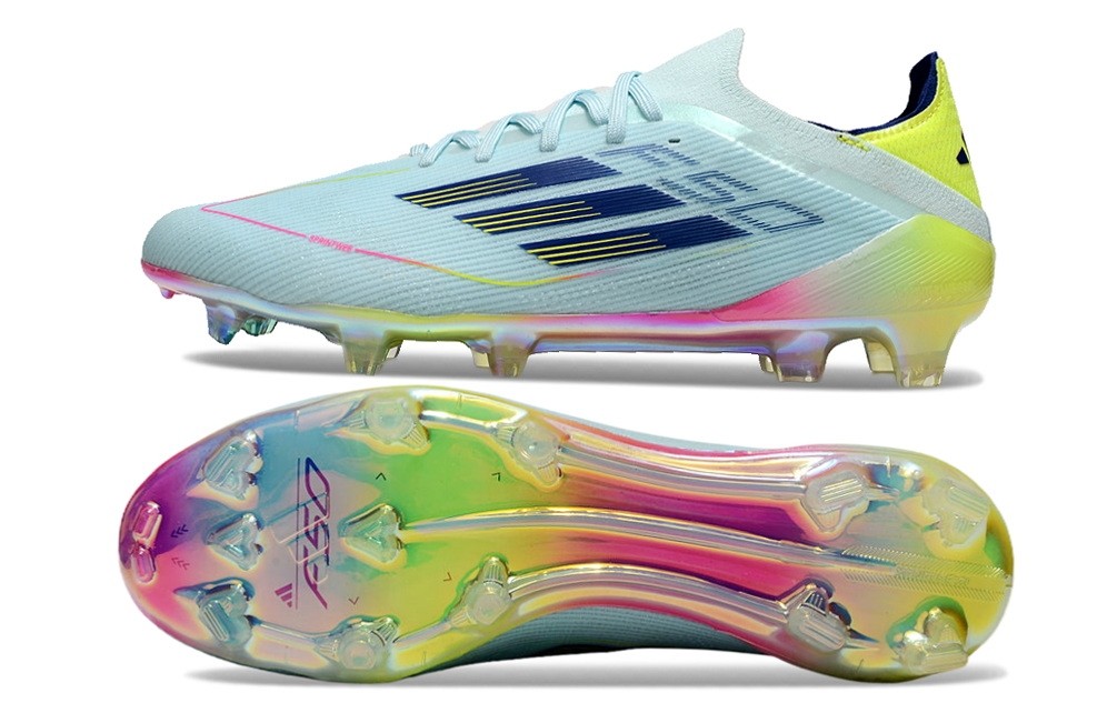 Adidas F50 Elite Laced FG Stellar Icon Pack - Almost Blue/Semi Solar Yellow