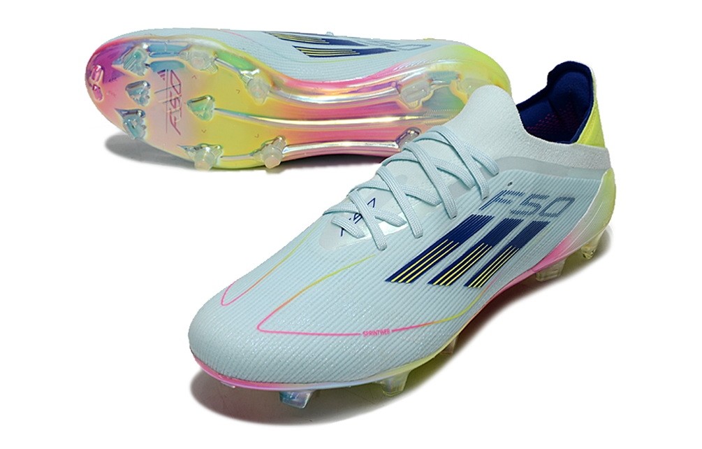 Adidas F50 Elite Laced FG Stellar Icon Pack - Almost Blue/Semi Solar Yellow