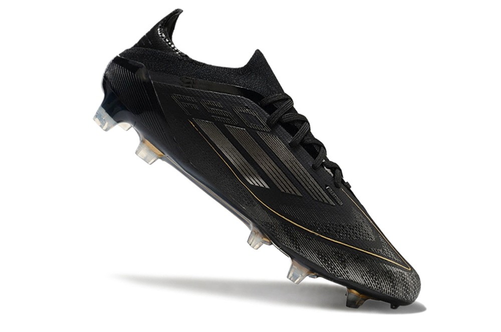 Adidas F50 Elite With Laces FG Dark Spark Pack - Black/Gold Metallic