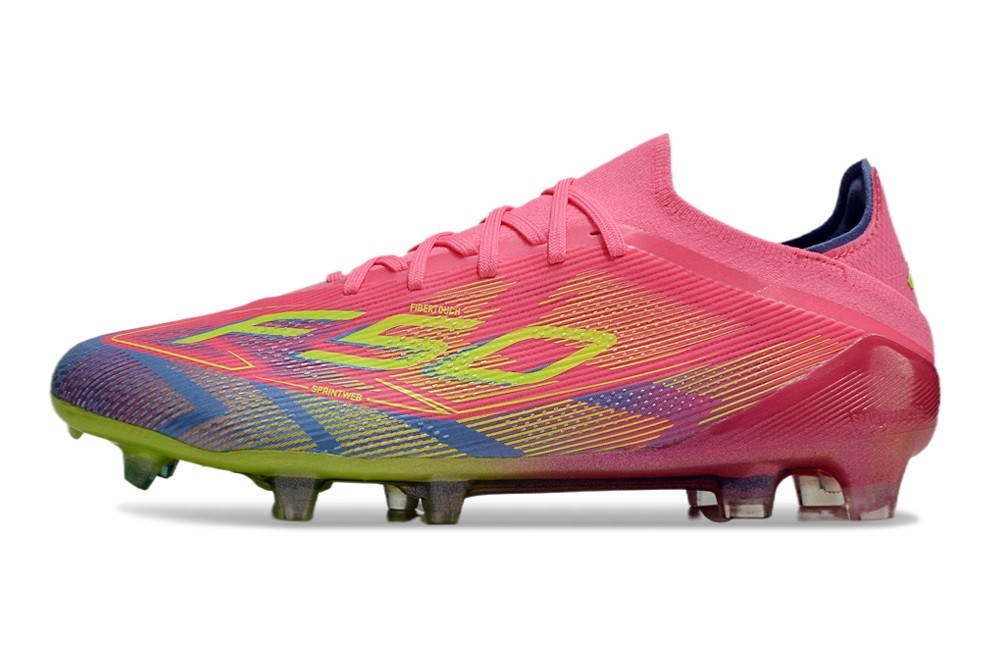 Adidas F50 Elite With Laces FG Mystic Victory Pack - Lucid Pink/Lucid Lemon/Blue