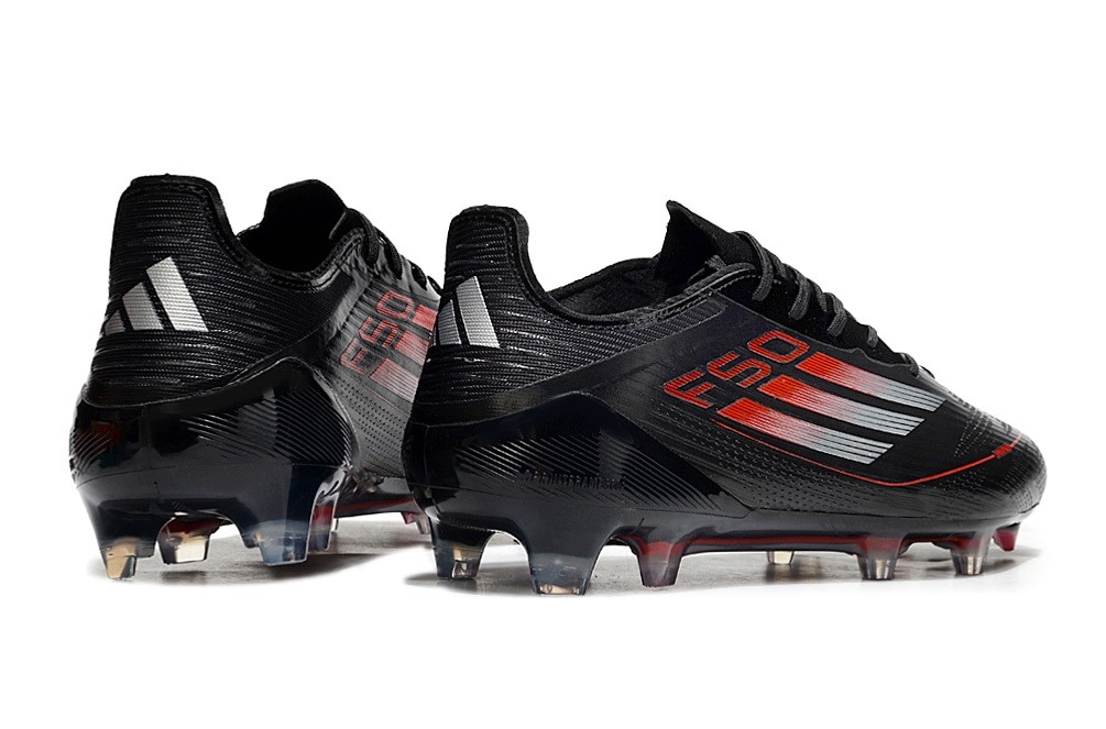 Adidas F50 Elite with Laces FG Stealth Victory Pack - Core Black/Lucid Red