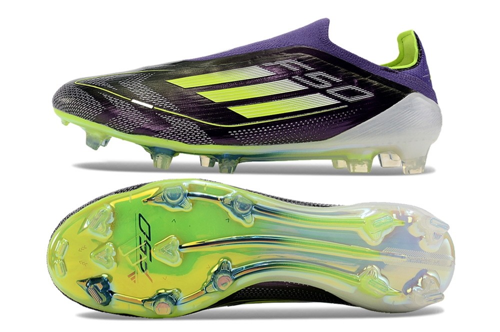 Adidas F50 Fast Reborn Messi Elite Laceless FG - Unity Purple/Ftwr White/Lucid Lemon