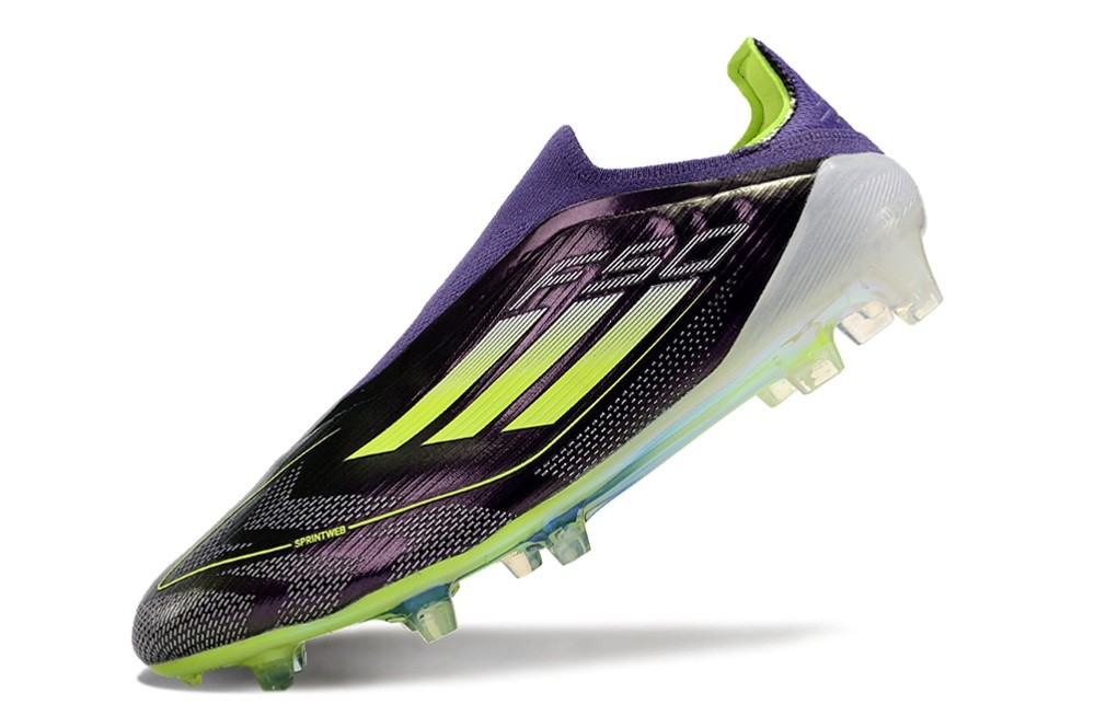 Adidas F50 Fast Reborn Messi Elite Laceless FG - Unity Purple/Ftwr White/Lucid Lemon