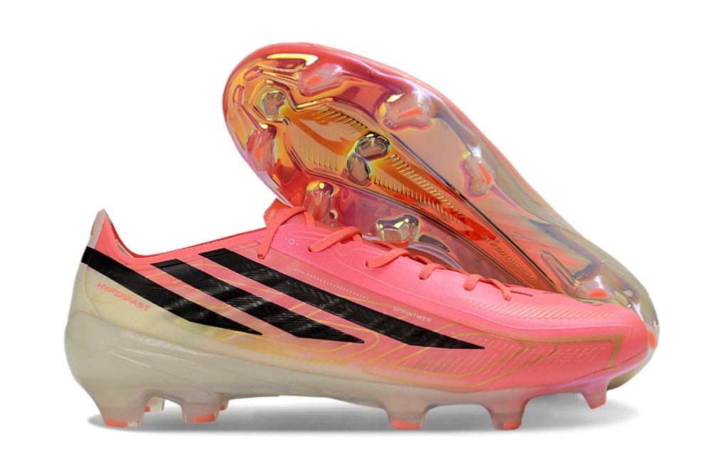 Adidas F50 Hyperfast Elite FG World Cup Pack - Pink/Black/Gold Metallic