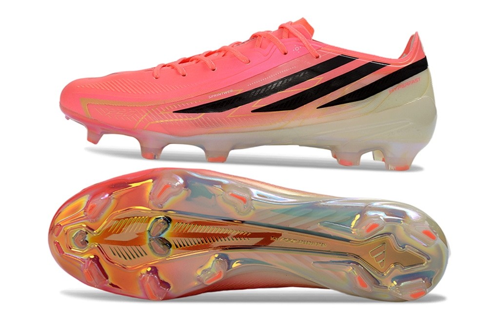 Adidas F50 Hyperfast Elite FG World Cup Pack - Pink/Black/Gold Metallic