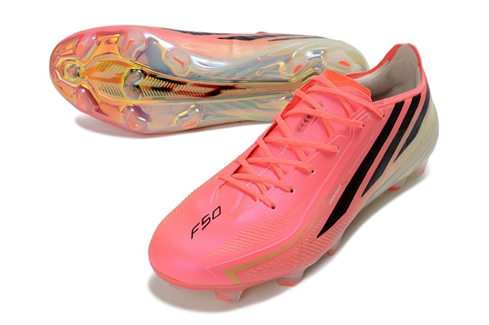 Adidas F50 Hyperfast Elite FG World Cup Pack - Pink/Black/Gold Metallic