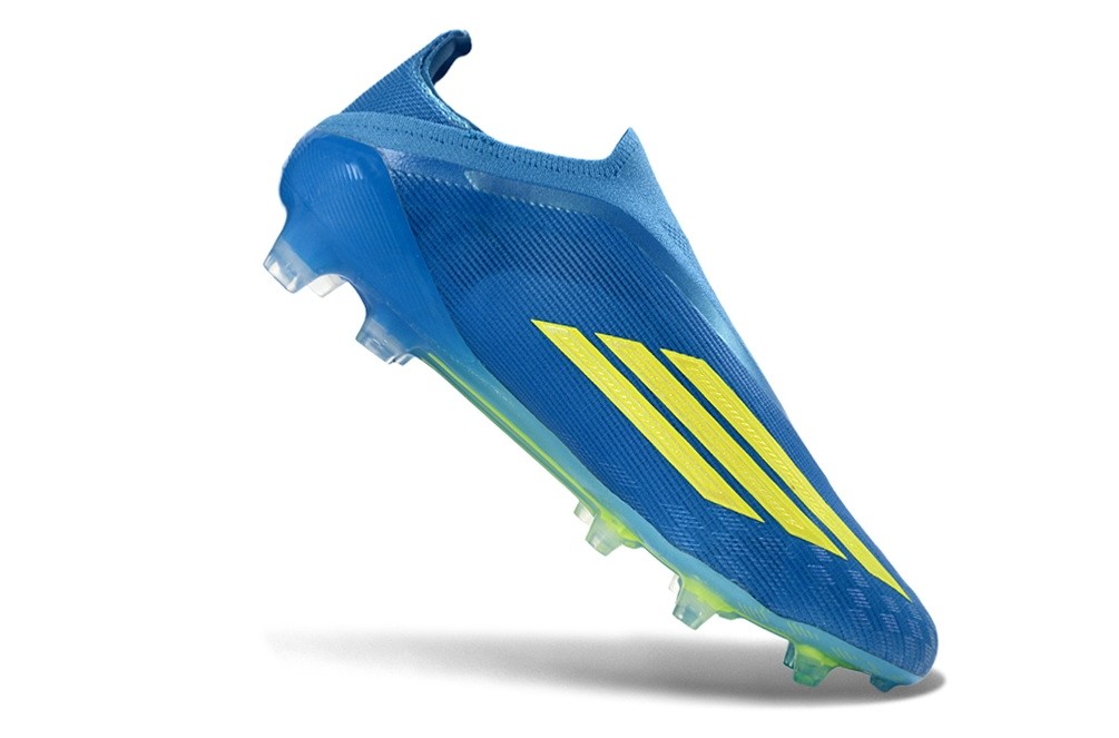 Adidas F50 Ice Cold Precision Elite Laceless FG - Lucid Ray Blue/Team Solar Yellow
