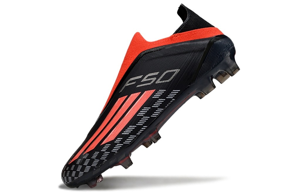 Adidas F50 Immortal DNA Black pack Elite Laceless FG - Black/Lucid Red 