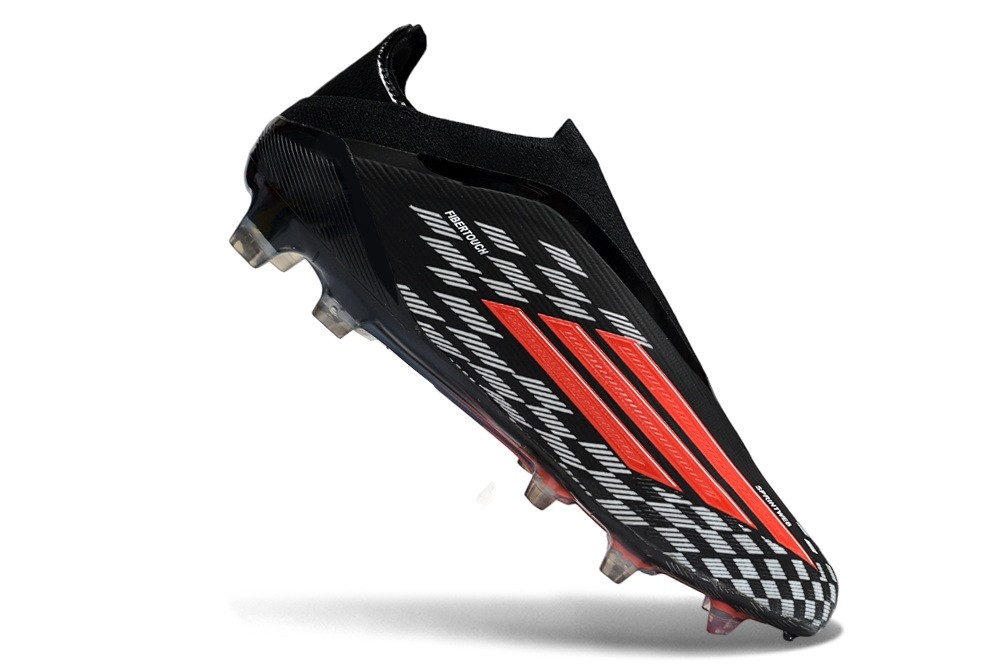 Adidas F50 Immortal DNA Black pack Elite Laceless FG - Black/Lucid Red 