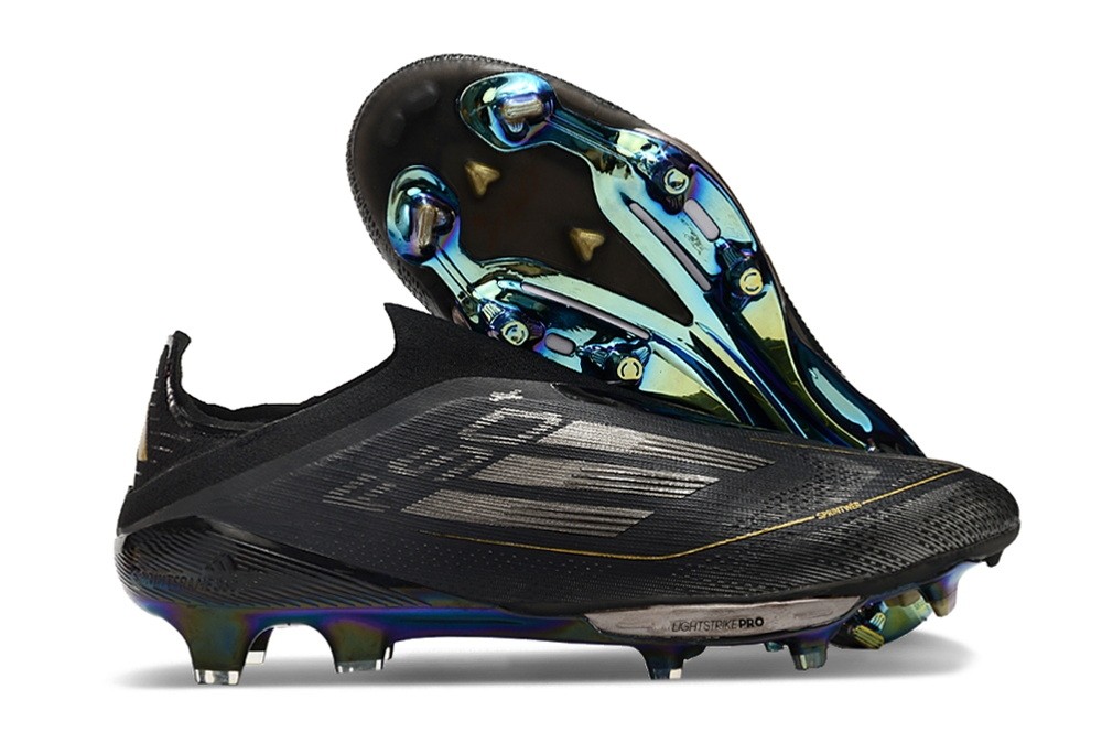 Adidas F50+ Laceless Darkspark Pack Elite FG - Black/Gold