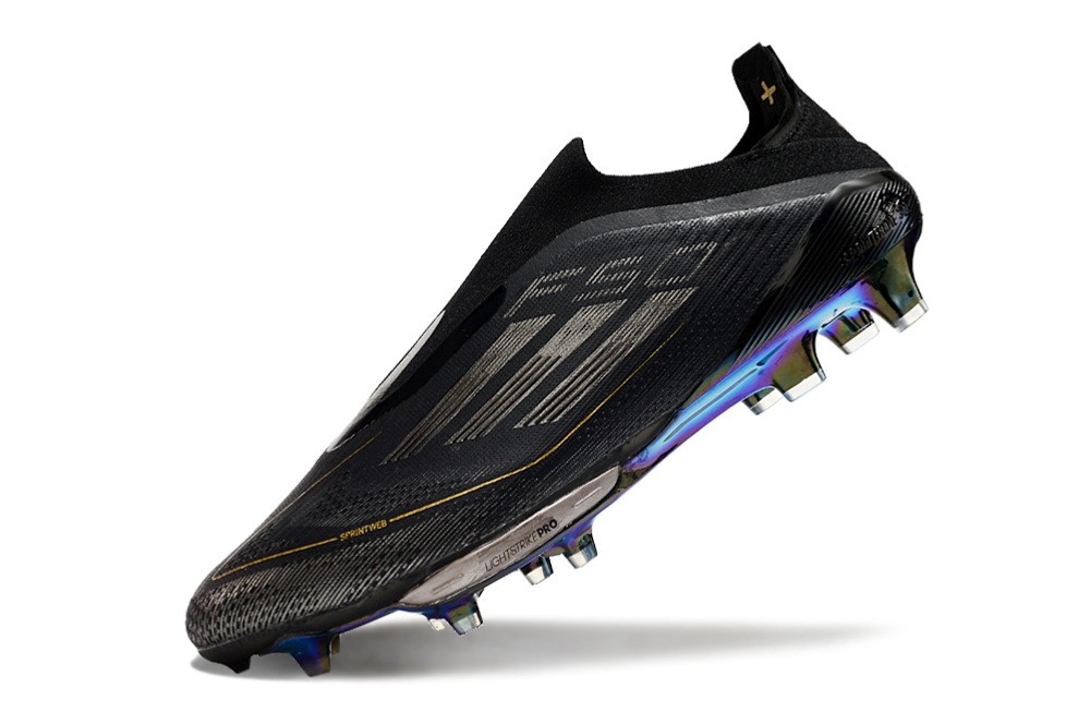 Adidas F50+ Laceless Darkspark Pack Elite FG - Black/Gold