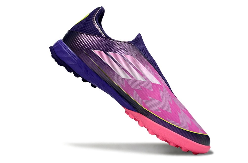 Adidas F50 Laceless Pro TF Lamine Yamal - Pink/Purple/Lucid Lemon