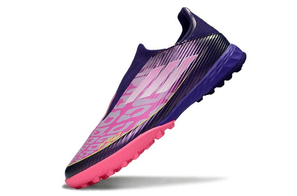 Adidas F50 Laceless Pro TF Lamine Yamal - Pink/Purple/Lucid Lemon