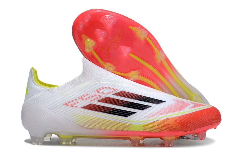 Adidas F50 Laces Elite FG Pure Victory Pack - Footwear White/Red/Solar Yellow