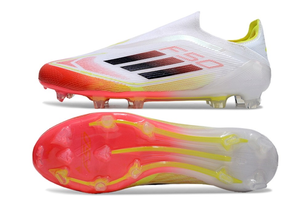 Adidas F50 Laces Elite FG Pure Victory Pack - Footwear White/Red/Solar Yellow