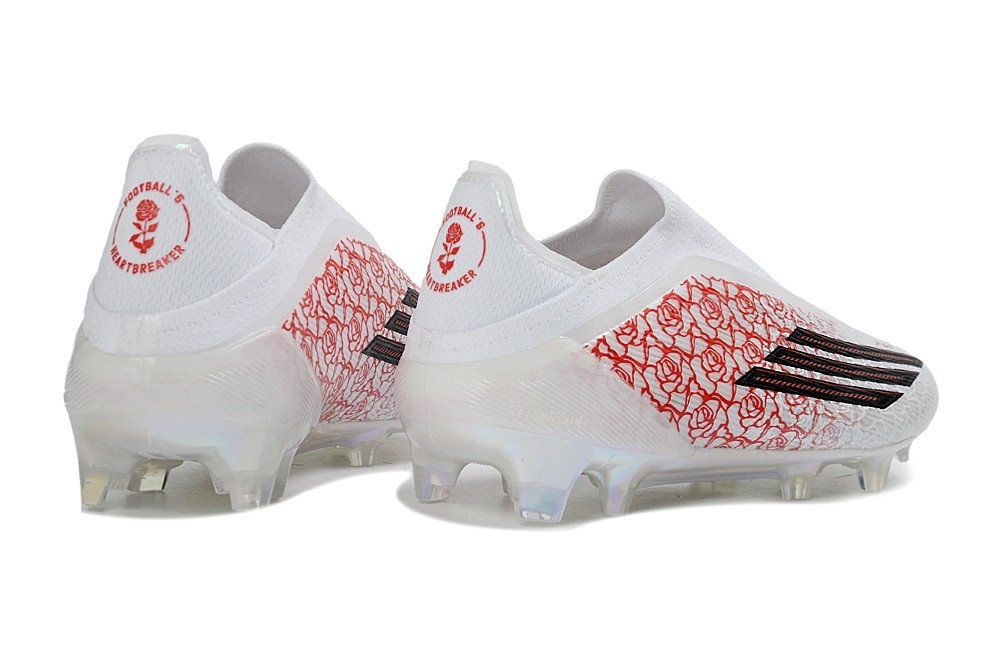 Adidas F50 Lamine Yamal Heartbreaker Elite Laceless FG - White/Lucid Red/Black