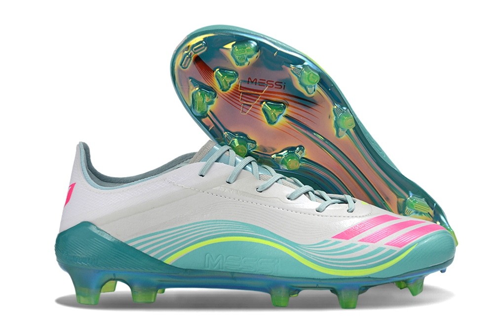Adidas F50 Messi Elite FG Aurora Radiante Pack - White/Lucid Pink/Flash Aqua
