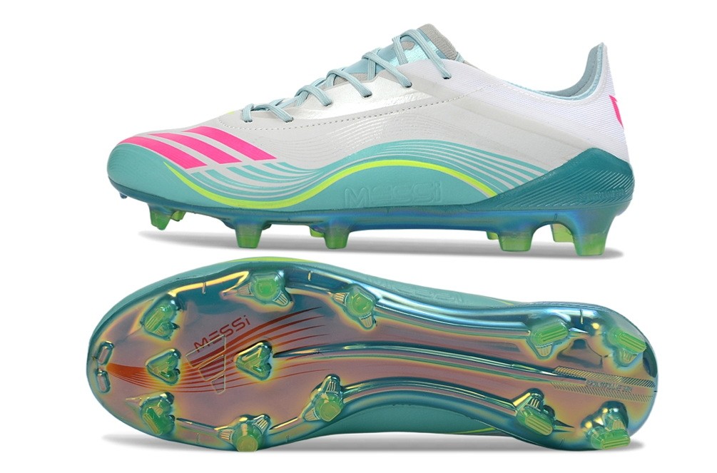 Adidas F50 Messi Elite FG Aurora Radiante Pack - White/Lucid Pink/Flash Aqua