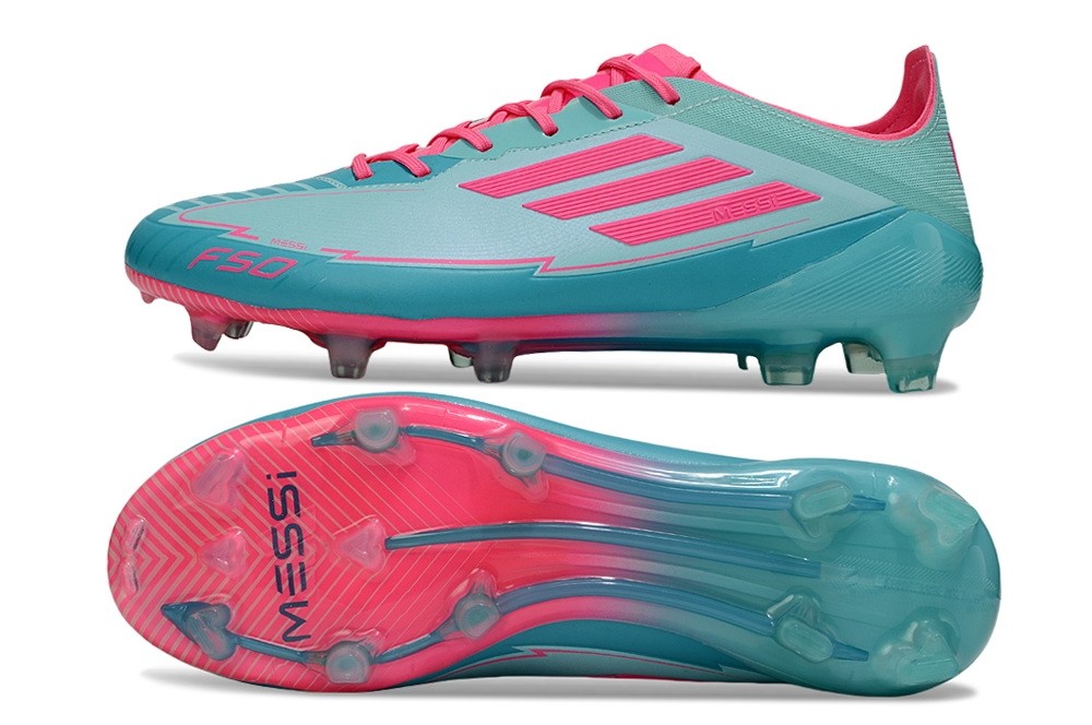 Adidas F50 Messi Elite FG La Vida Tropical Pack - Flash Aqua/Pink/Lucid Cyan