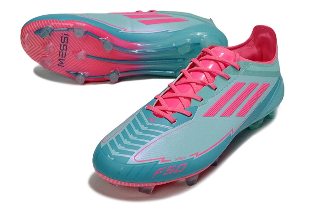 Adidas F50 Messi Elite FG La Vida Tropical Pack - Flash Aqua/Pink/Lucid Cyan
