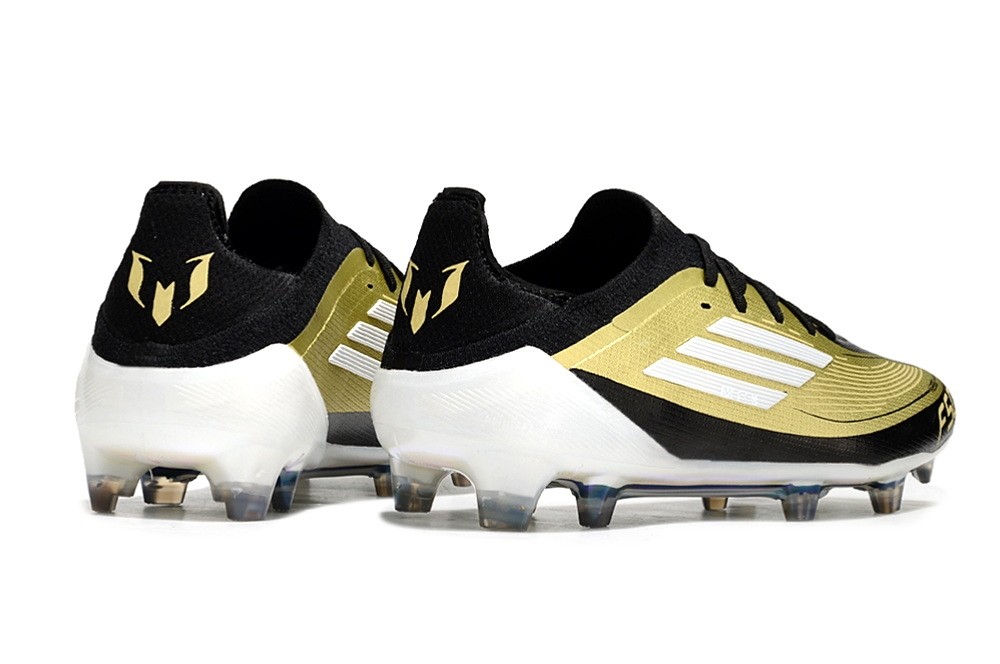 Adidas F50 Messi Elite Laced FG Triunfo Dorado - Gold Metallic/White