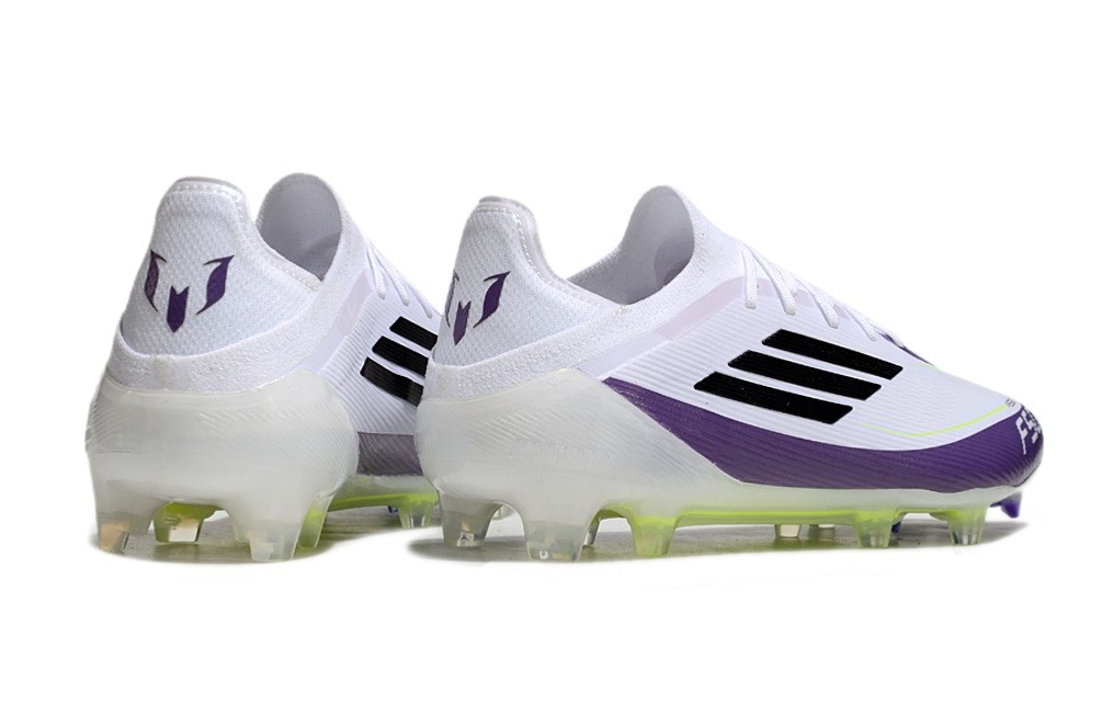 Adidas F50 Messi Elite Laces FG Triunfo Estelar Pack - White/Black/Purple