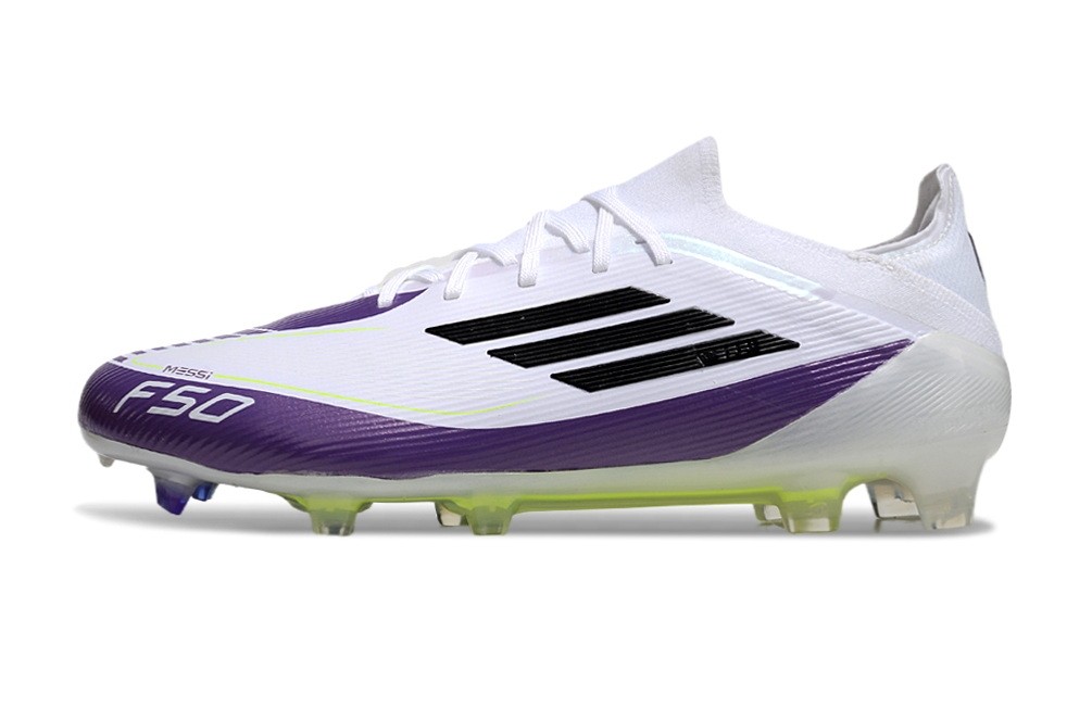Adidas F50 Messi Elite Laces FG Triunfo Estelar Pack - White/Black/Purple