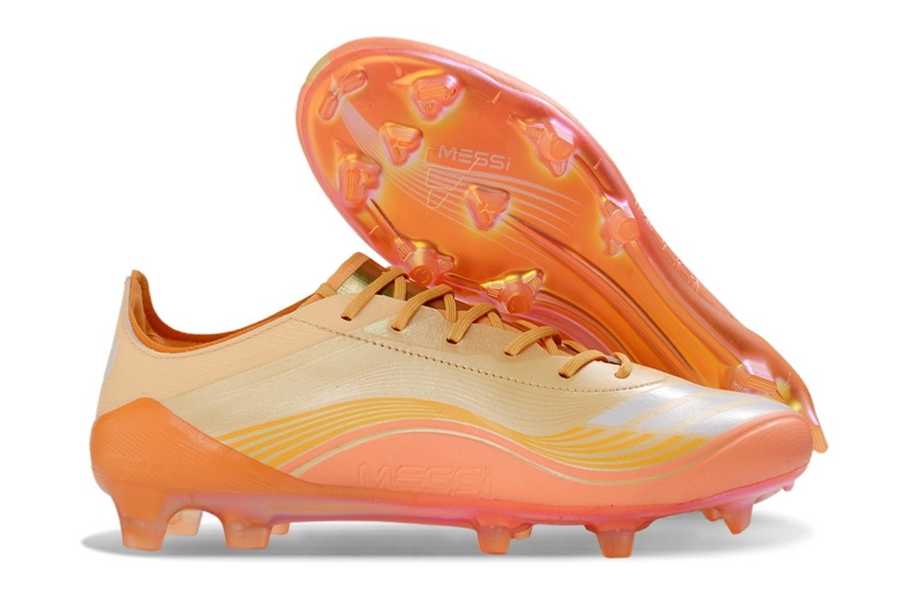 Adidas F50 Messi Hora Dorada Elite FG - Ice Tangerine/Gold Metallic/Pure Tangerine