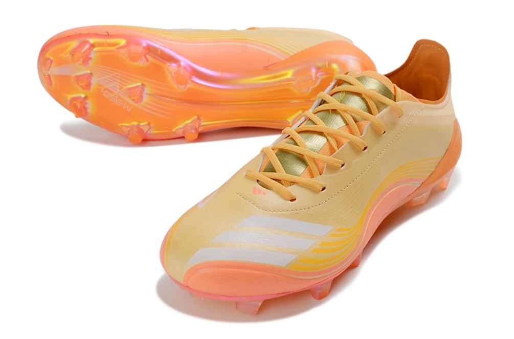 Adidas F50 Messi Hora Dorada Elite FG - Ice Tangerine/Gold Metallic/Pure Tangerine
