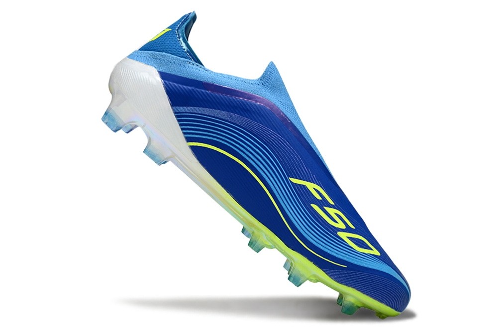 Adidas F50 Messi VIS10N Elite Laceless FG - Blue/Yellow