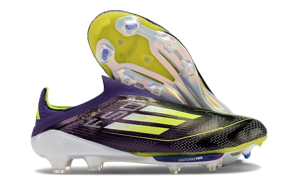 Adidas F50+ Fast Reborn Pack Laceless Elite FG - Unity Purple/Lucid Lemon/White
