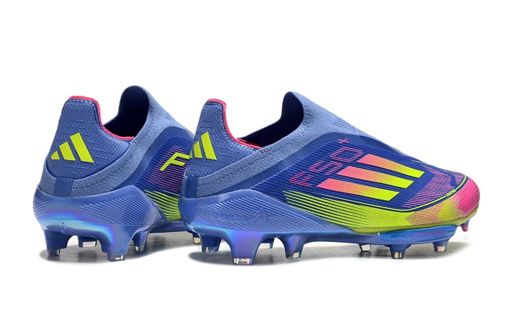 Adidas F50+ Laceless Celestial Victory Pack Elite FG - Blue/Pink/Lucid Lemon