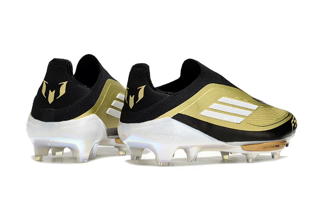 Adidas F50+ Laceless Messi Triunfo Dorado Elite FG - Gold Metallic/White