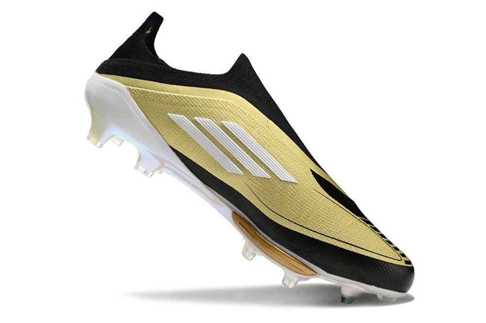 Adidas F50+ Laceless Messi Triunfo Dorado Elite FG - Gold Metallic/White