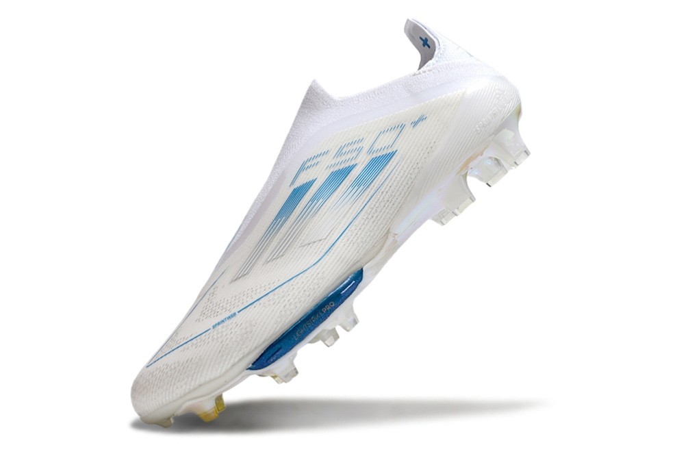 Adidas F50+ Laceless Polar Victory Pack Elite FG - White/Pearl metallic