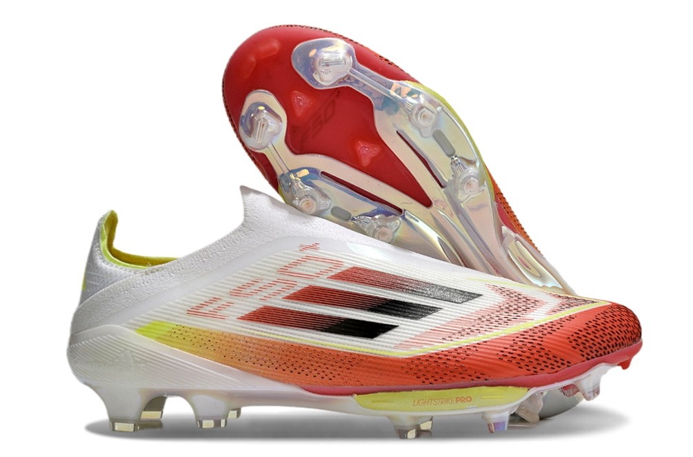 Adidas F50+ Laceless Pure Victory Pack Elite FG - White/Black/Yellow