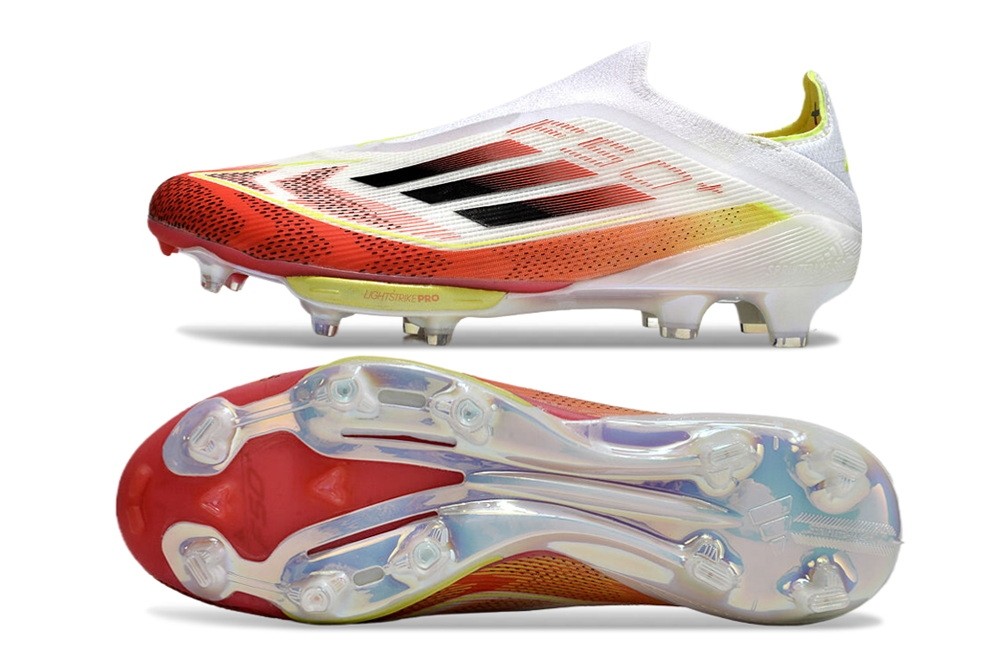 Adidas F50+ Laceless Pure Victory Pack Elite FG - White/Black/Yellow