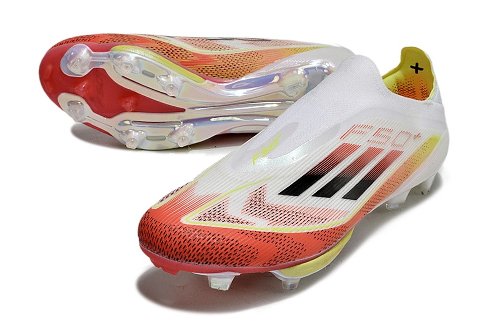 Adidas F50+ Laceless Pure Victory Pack Elite FG - White/Black/Yellow