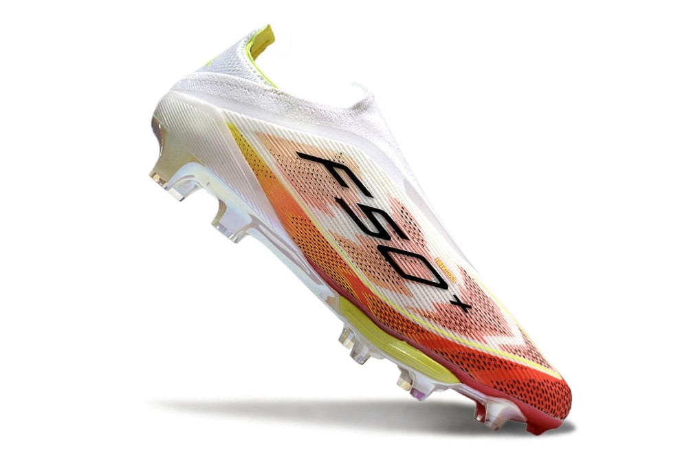 Adidas F50+ Laceless Pure Victory Pack Elite FG - White/Black/Yellow