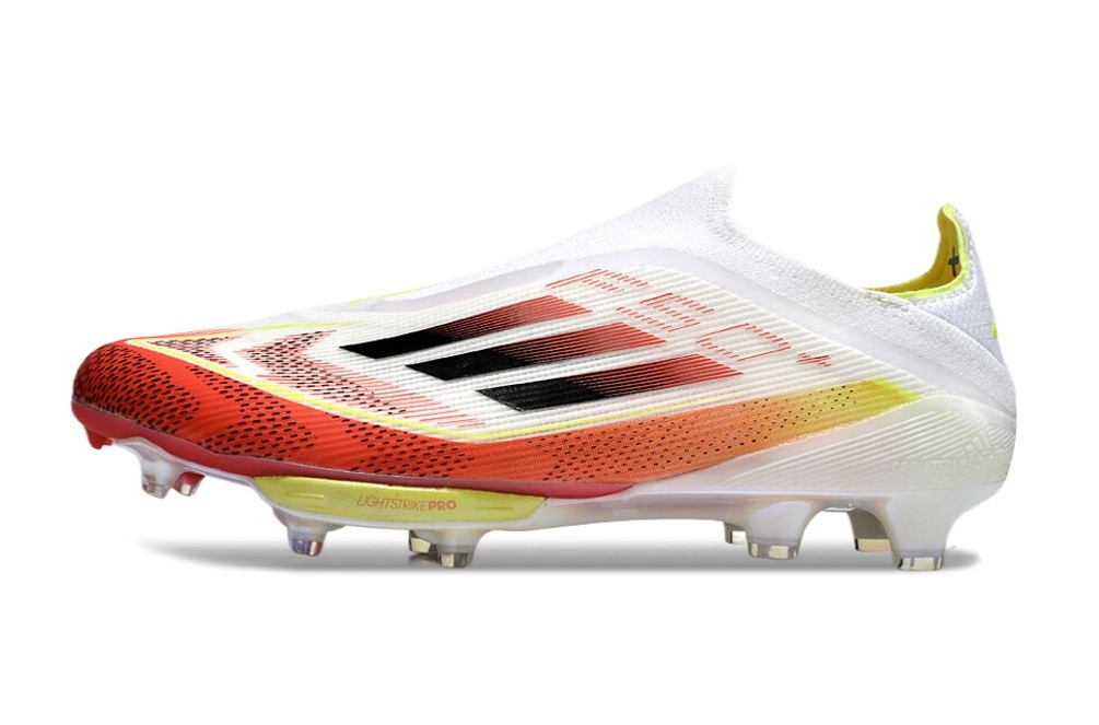 Adidas F50+ Laceless Pure Victory Pack Elite FG - White/Black/Yellow